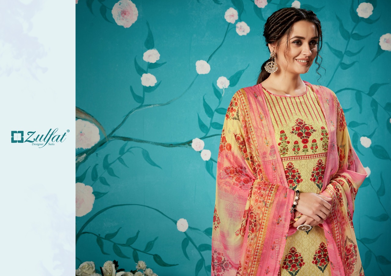 Zulfat rihana innovative style beautifully designed cotton digital print beautifull Salwar suits