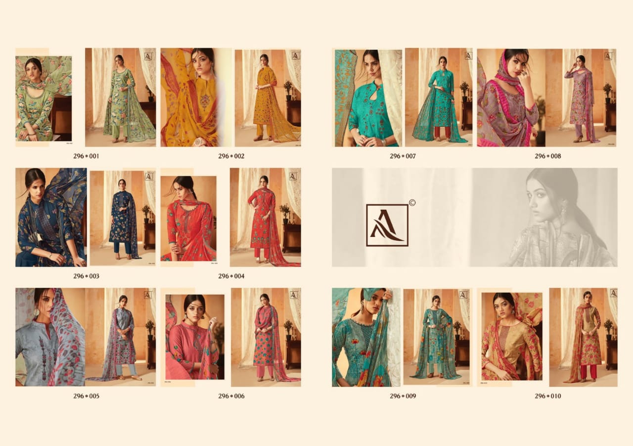 Alok suit krisha pure cotton dress Material exporter