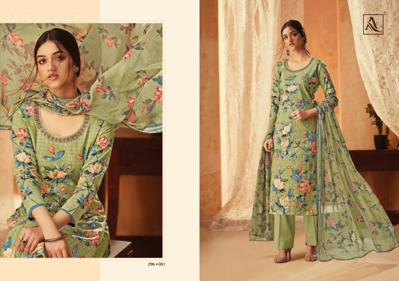 Alok suit krisha pure cotton dress Material exporter