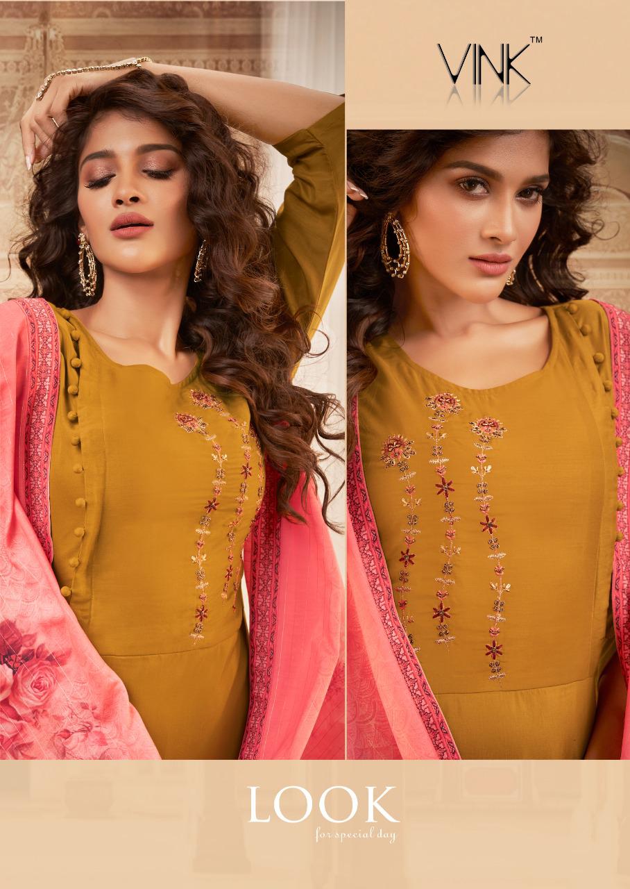 Vink royale vol 2 beautiful kurti with dupatta collection