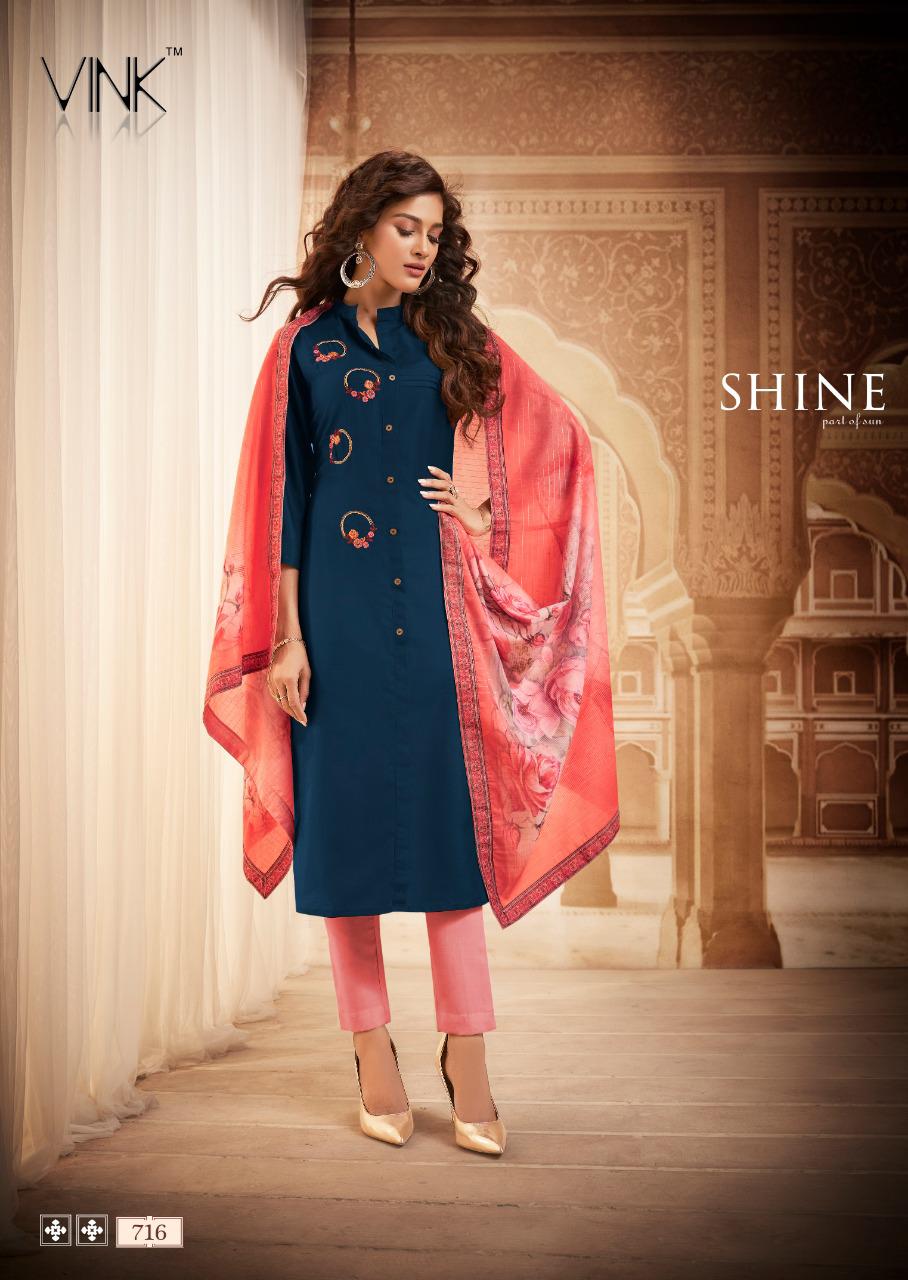 Vink royale vol 2 beautiful kurti with dupatta collection