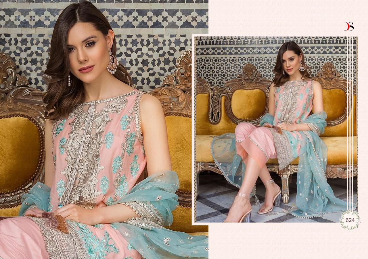 Deepsy sobia nazir cotton embroidered salwar Suits exporter