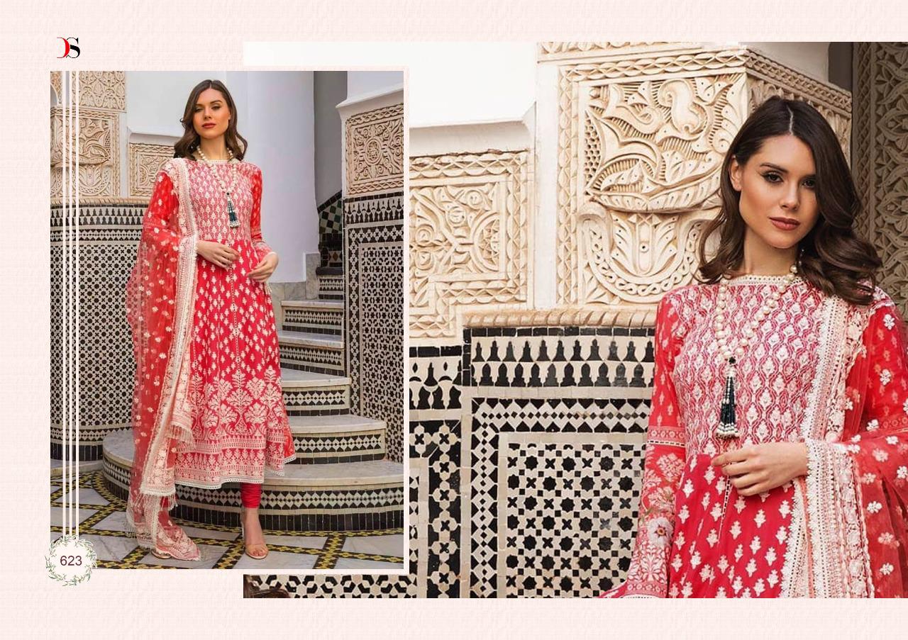 Deepsy sobia nazir cotton embroidered salwar Suits exporter