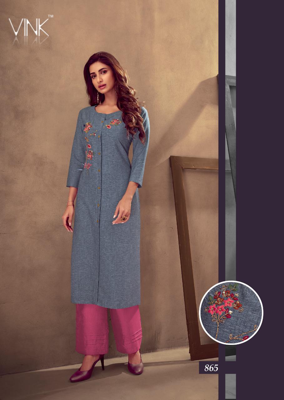 Vink grace kurti with pants festive wear collection dealer