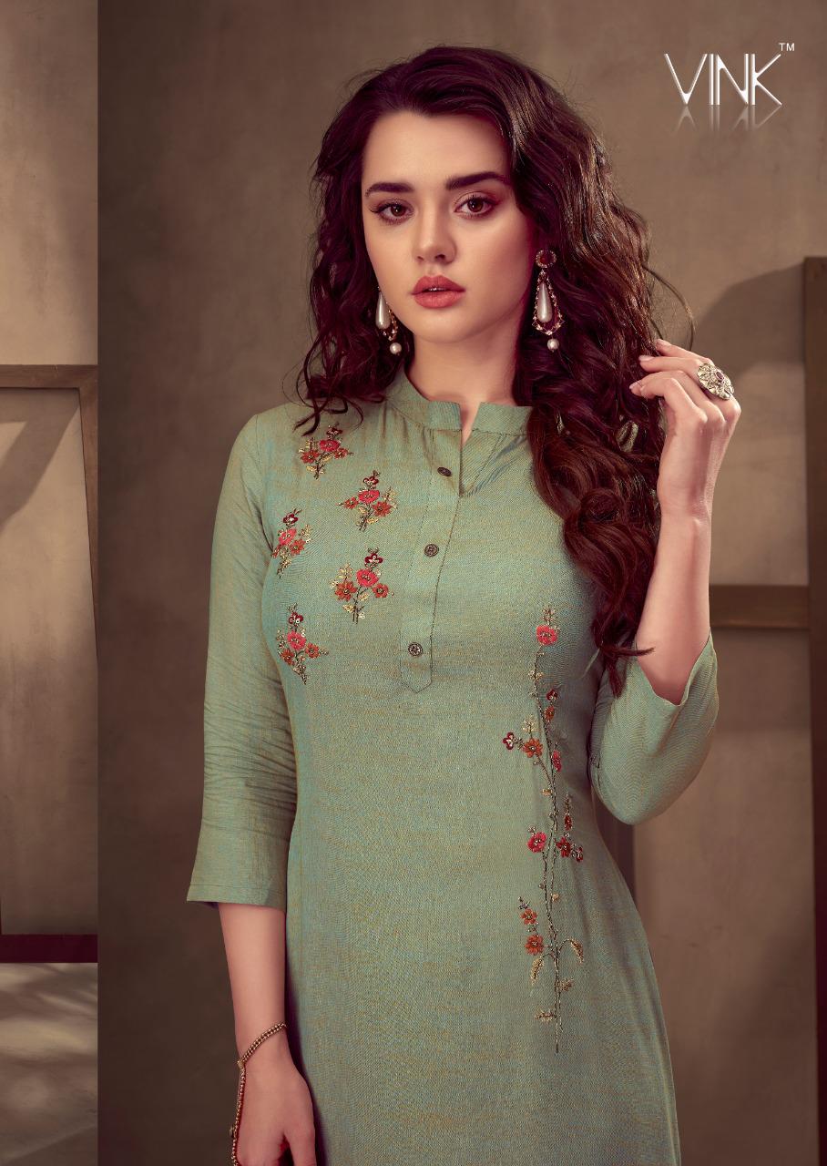 Vink grace kurti with pants festive wear collection dealer