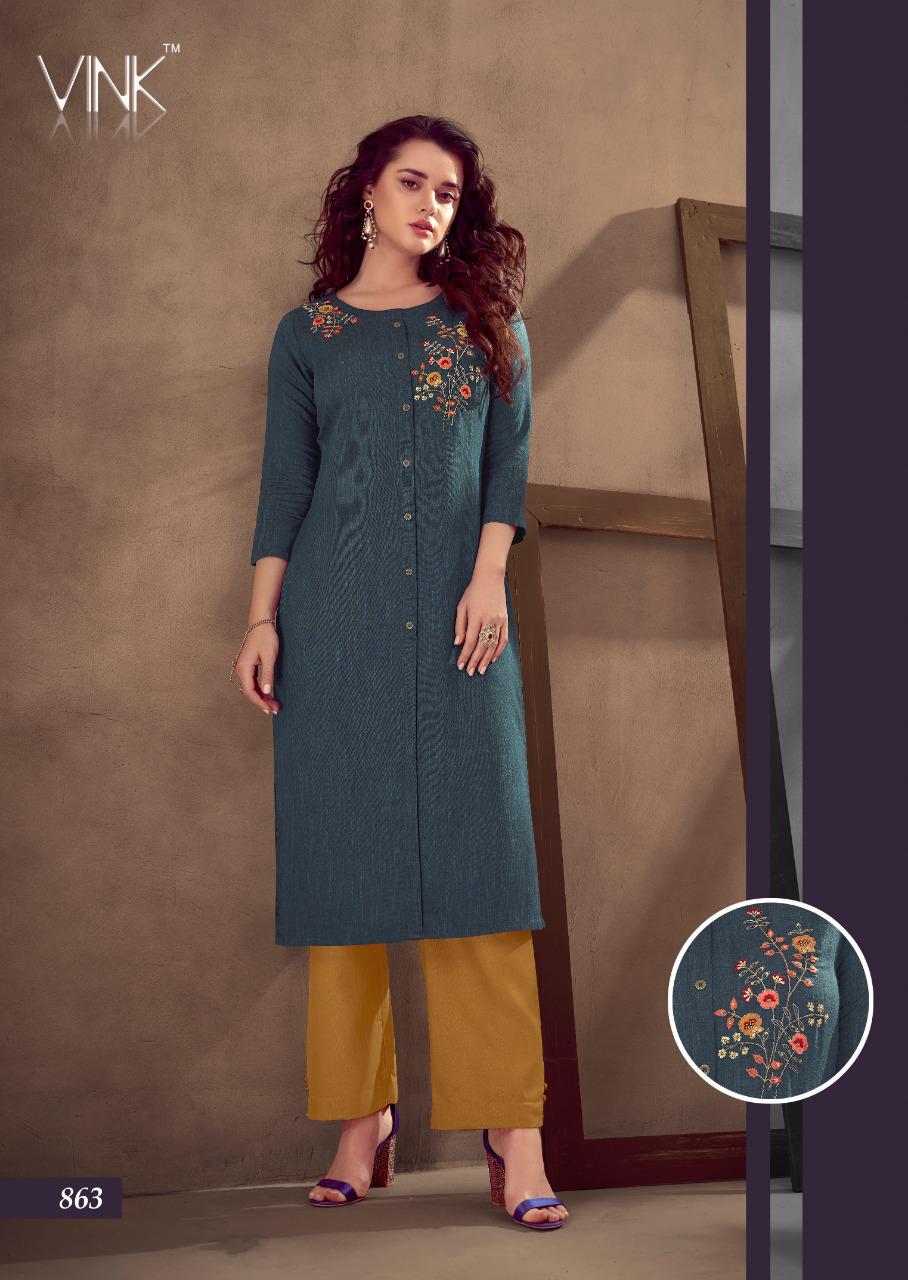 Vink grace kurti with pants festive wear collection dealer