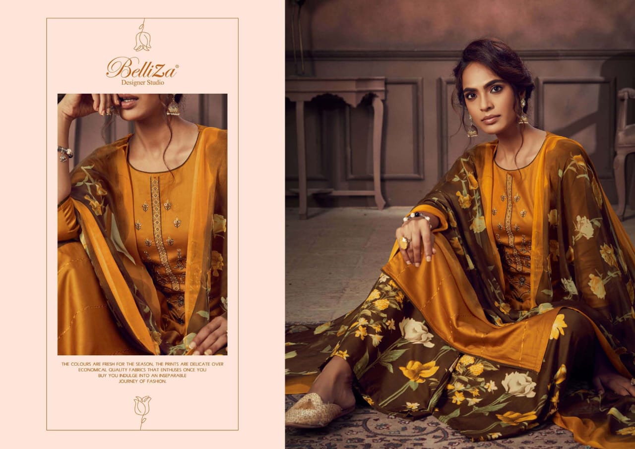 Belliza designer studio nazar e patiala vol 3 cotton print  salwar suits at wholesale rate catalog