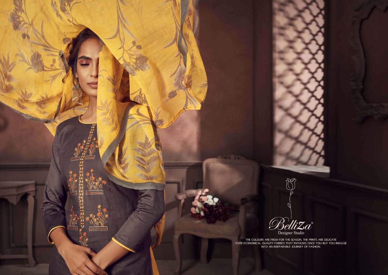 Belliza designer studio nazar e patiala vol 3 cotton print  salwar suits at wholesale rate catalog