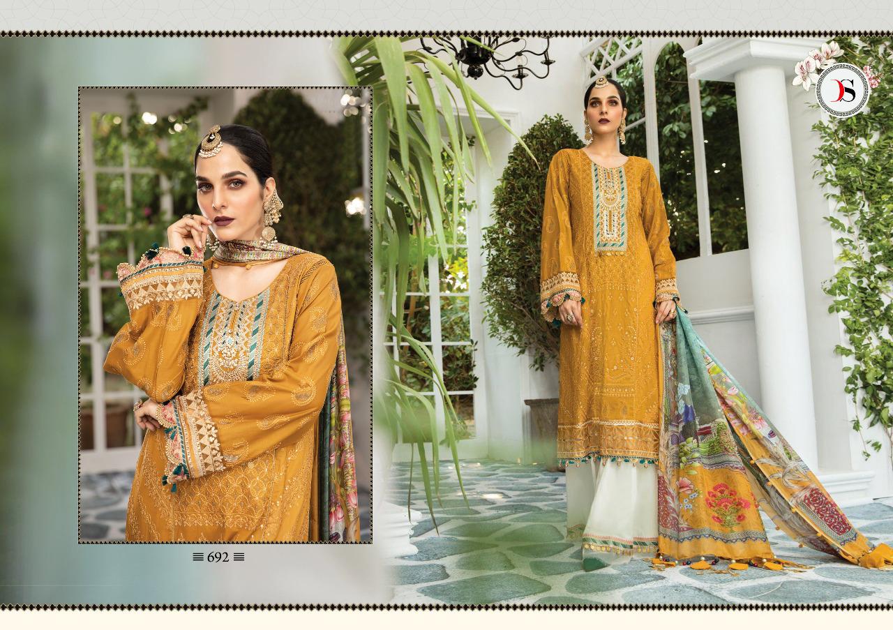 Deepsy maria b lawn 3 nx attractive pakistani salwar suits catalog