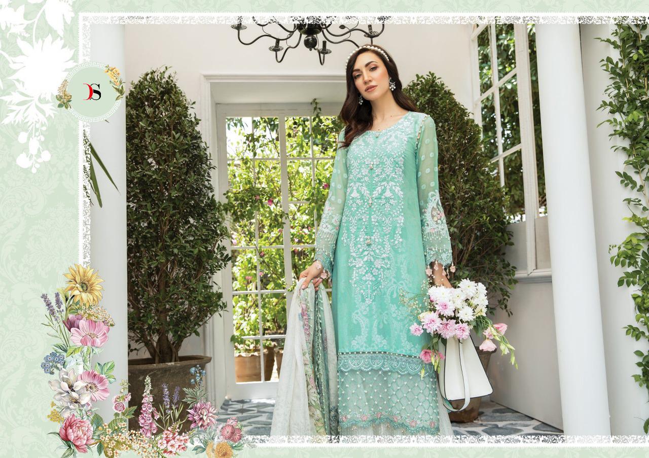 Deepsy maria b lawn 3 nx attractive pakistani salwar suits catalog