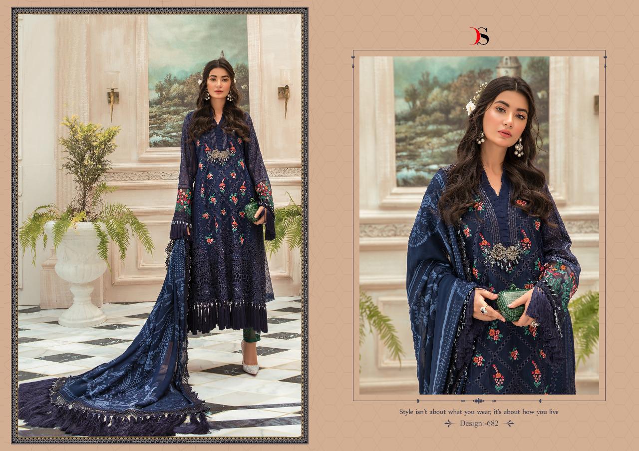 Deepsy suits embroidered pakistani style dress Material collection exporter