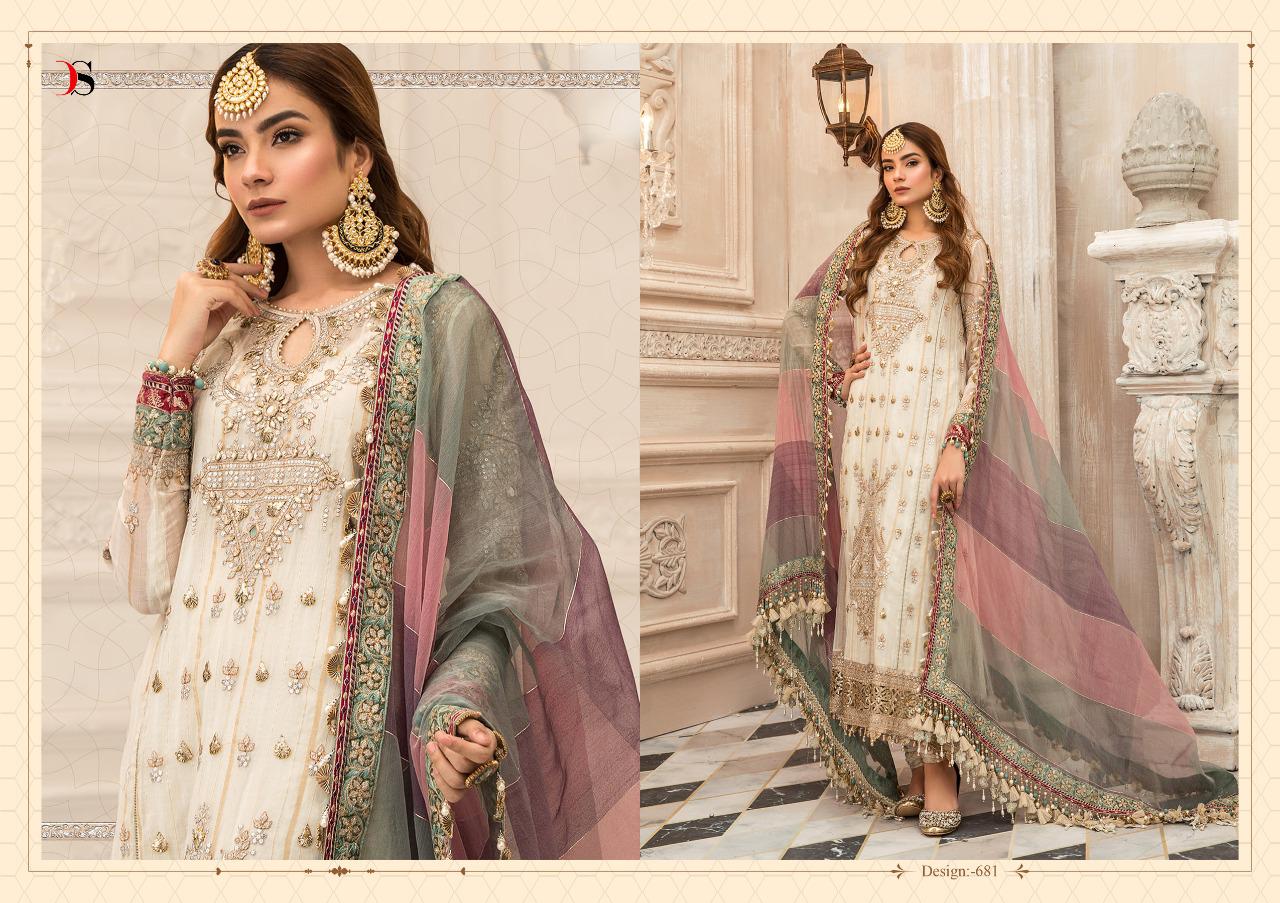 Deepsy suits embroidered pakistani style dress Material collection exporter