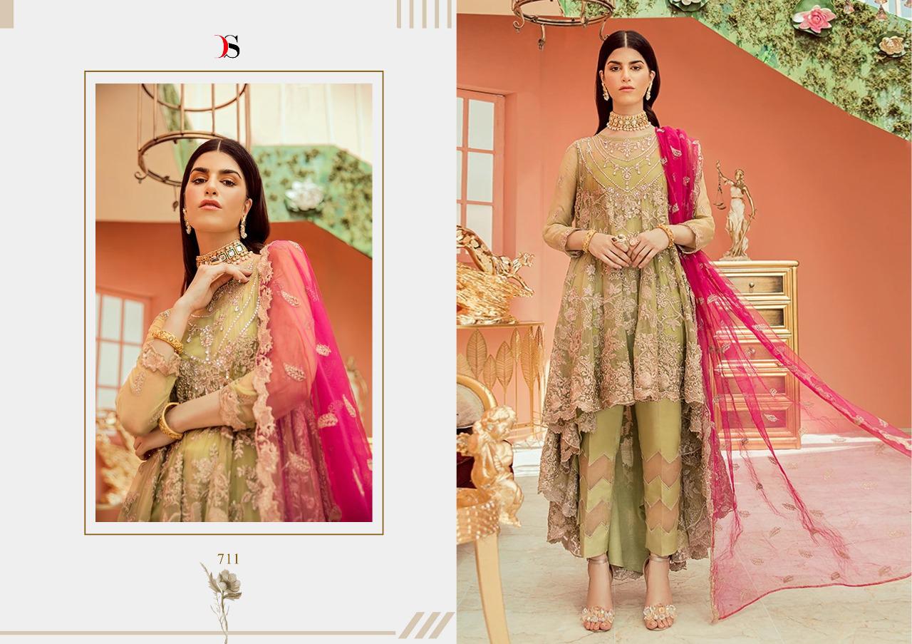 Deepsy suits Imorzia 19 georgette embroidered salwar suits collection at wholesale rate