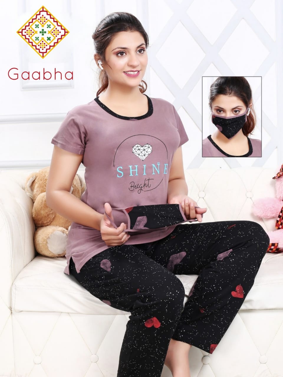 Gaabha night wear with mask vol 2 at wholesale prices