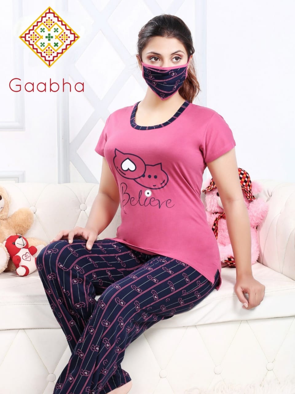 Gaabha night wear with mask vol 2 at wholesale prices