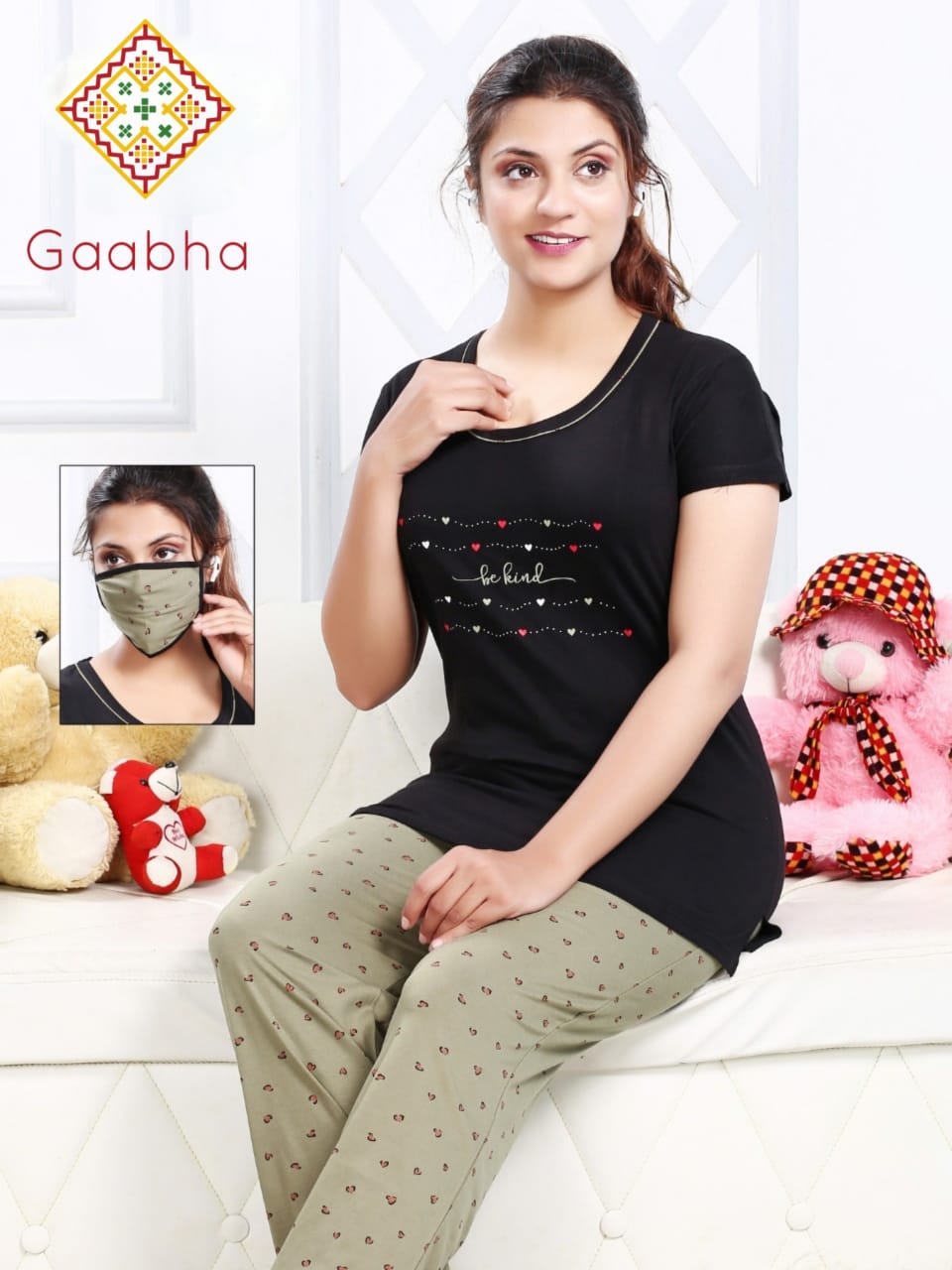 Gaabha night wear with mask vol 2 at wholesale prices