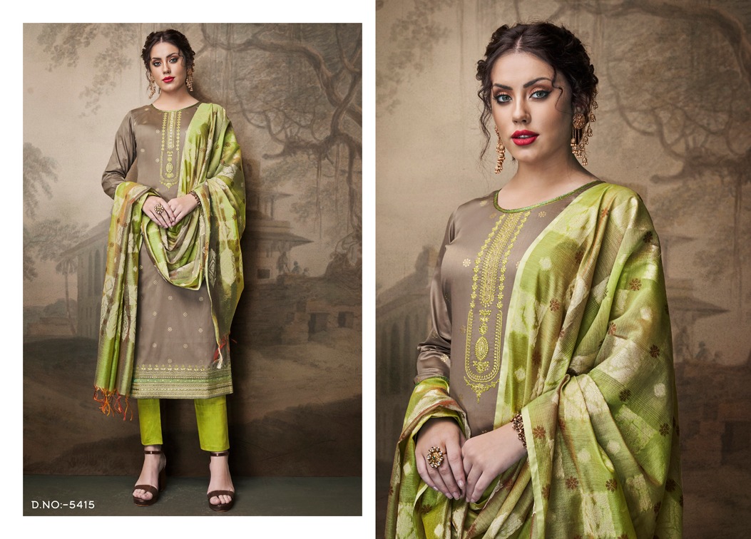 Kessi Fabrics Parnita Vol – 2 Jam Silk authentic Fabric salwar kameez catalog