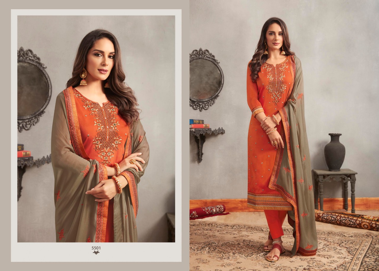 kessi febrics  gulab  silk salwar suite with dupatta catalog