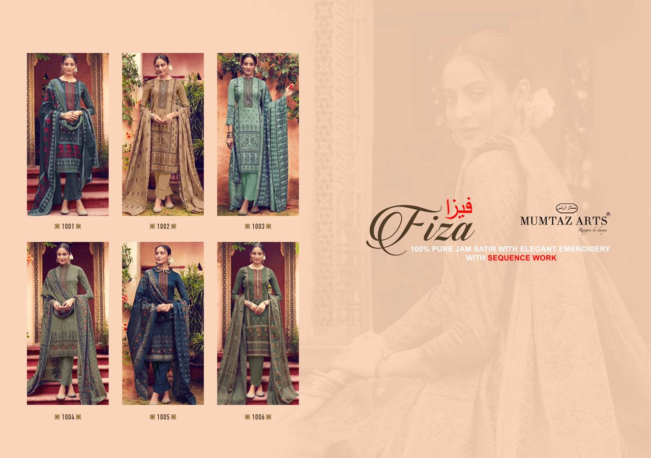 Mumtaz arts fiza embroidered karachi suits dress Material collection wholsaler