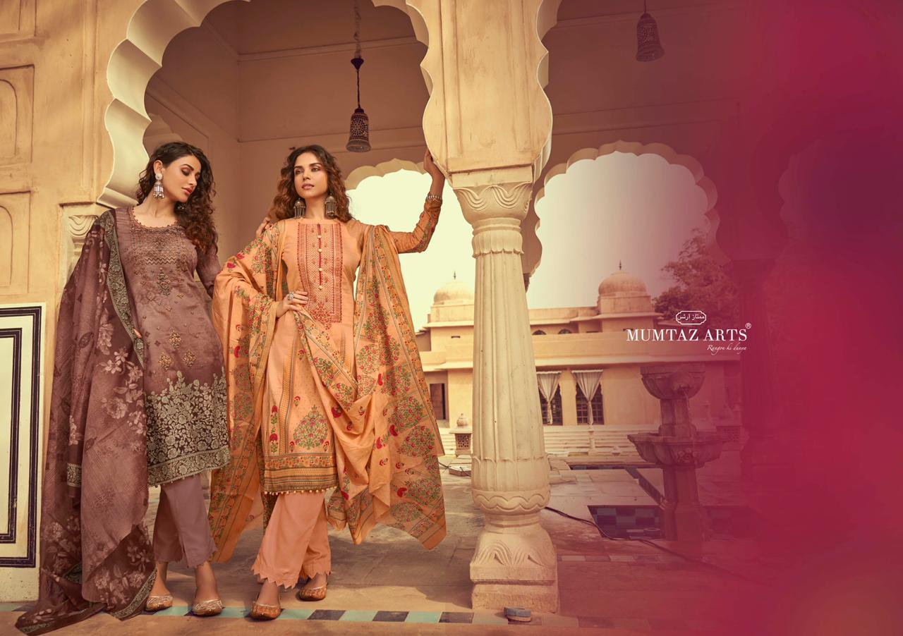 MUMTAZ ARTS RANGON KI DUNYA FIZA EXCLUSIVE EMBROIDERY WITH SEQUENCE WORK KARACHI SUITS  CATALOG