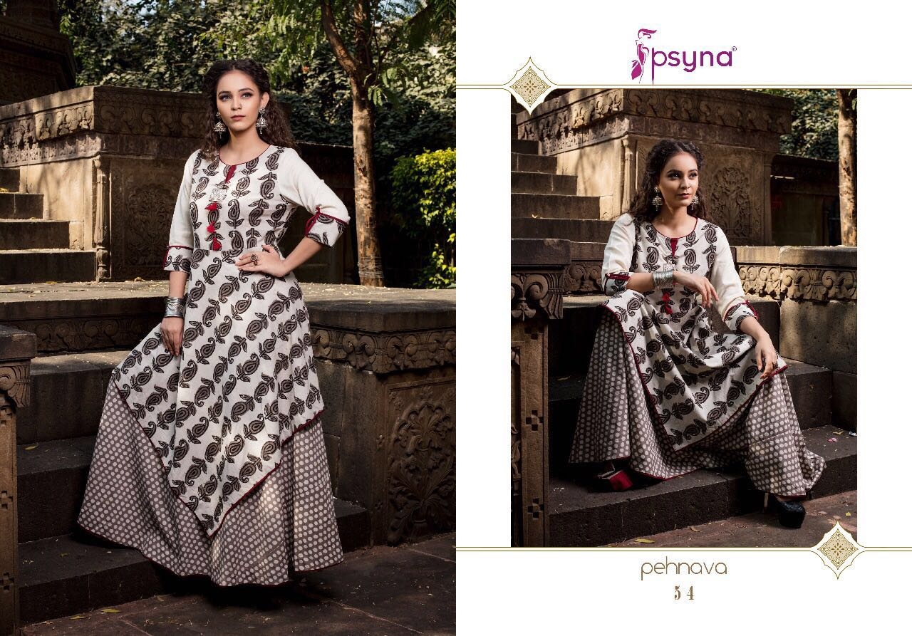 Psyna  pehnava vol 5 classy look Kurti catalog