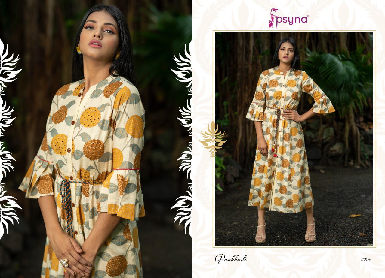 Psyna pankhudi vol-3 elegant look beautifully designed Kurties