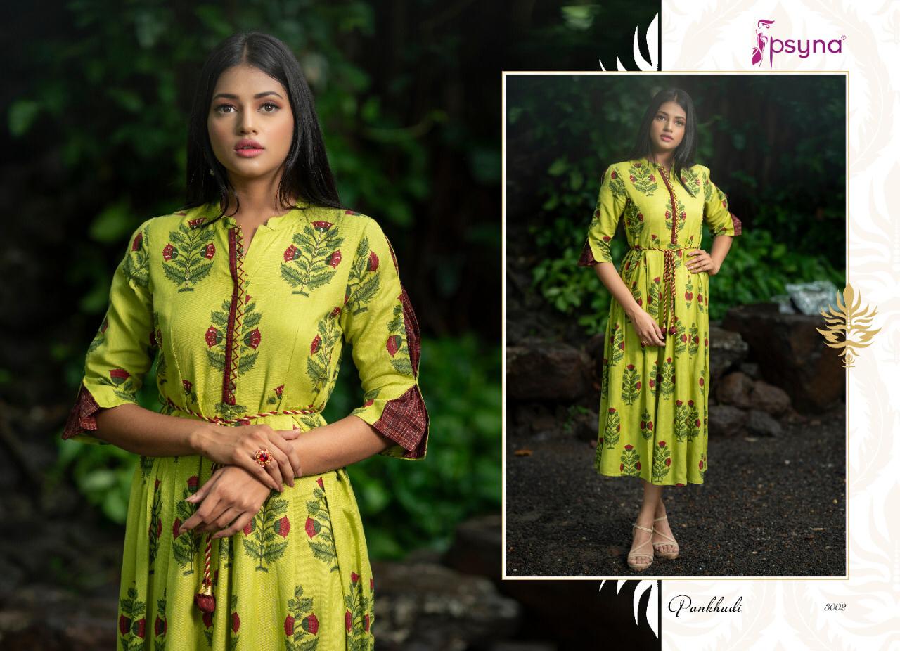 Psyna pankhudi vol-3 elegant look beautifully designed Kurties