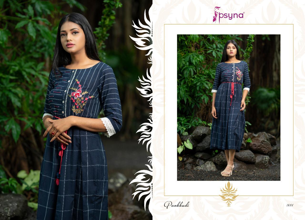 Psyna pankhudi vol-3 elegant look beautifully designed Kurties