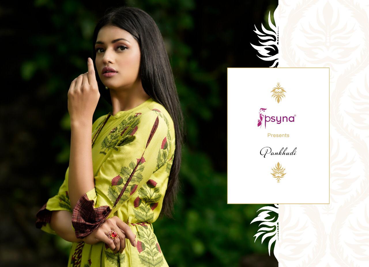 Psyna pankhudi vol-3 elegant look beautifully designed Kurties