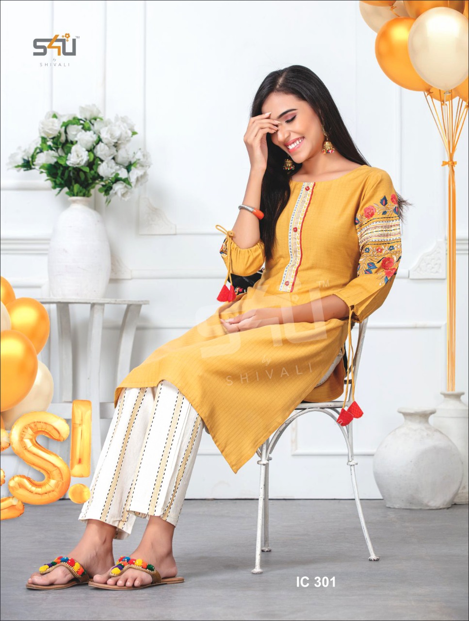 S4u by indi chic vol 3 wholesale price classic kurties catalog