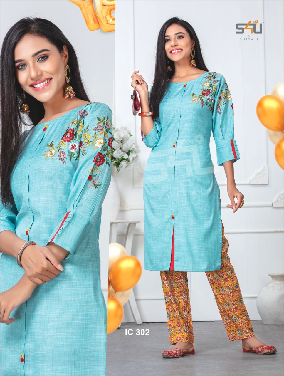 S4u by indi chic vol 3 wholesale price classic kurties catalog