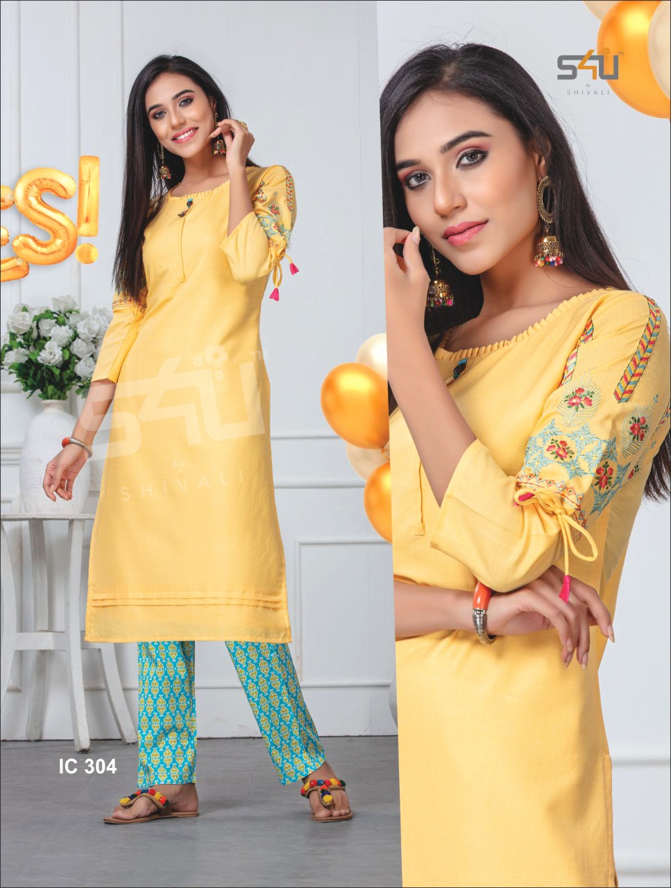 S4u by indi chic vol 3 wholesale price classic kurties catalog