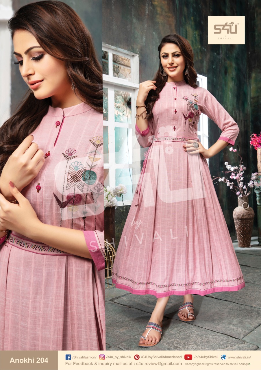 S4u by shivalilaunches anokhi vol 02 wholesale prise kurties  catlog