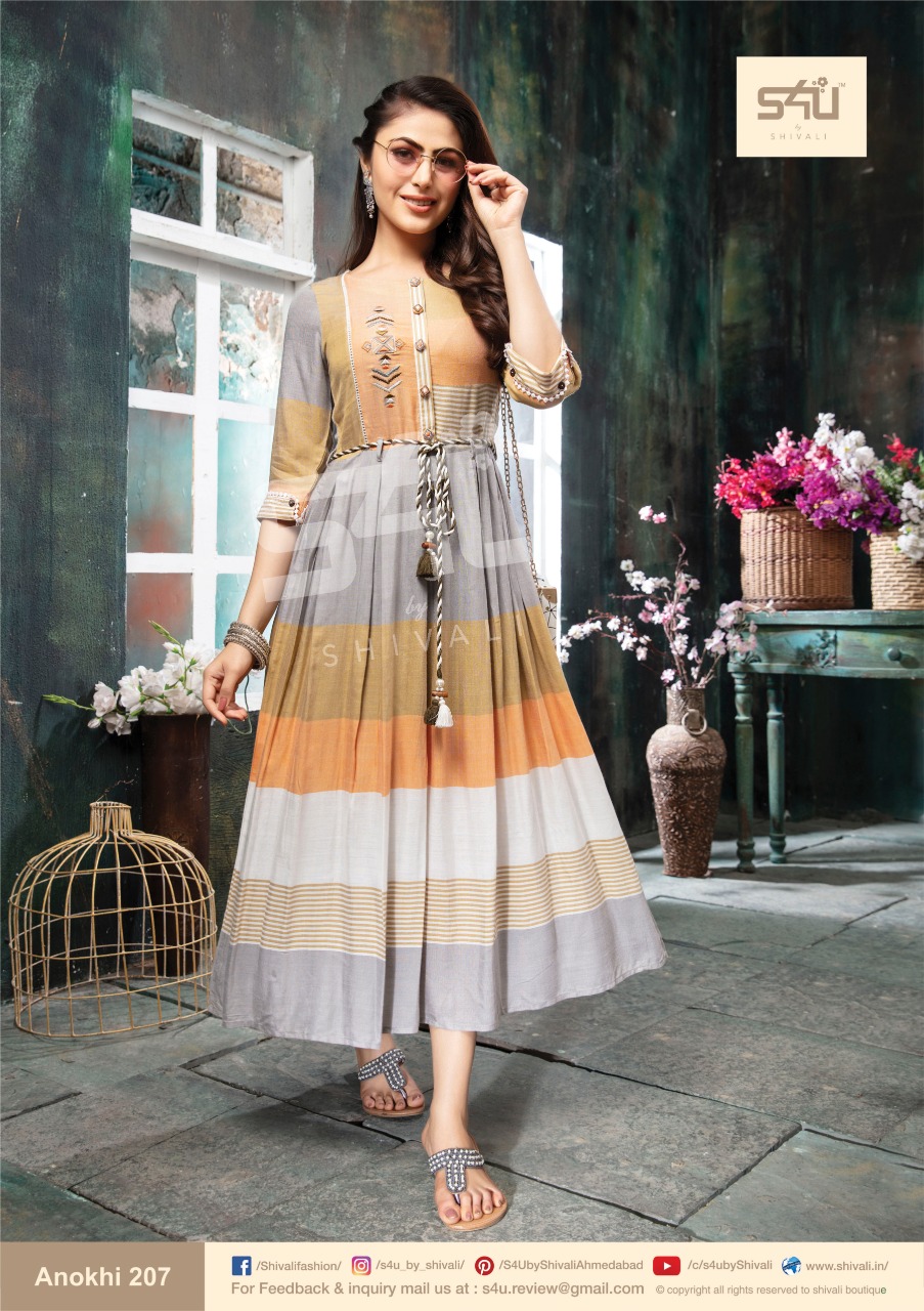 S4u by shivalilaunches anokhi vol 02 wholesale prise kurties  catlog