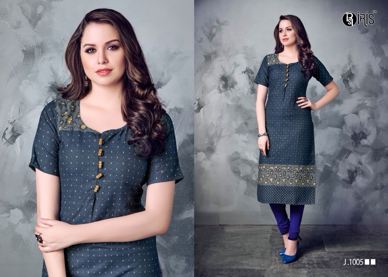 Sarvada Jeans Denim AUTHENTIC FABRIC KURTI CATALOG