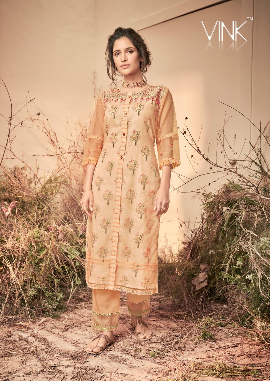 vink platinum decent look kurti with bottom catalog