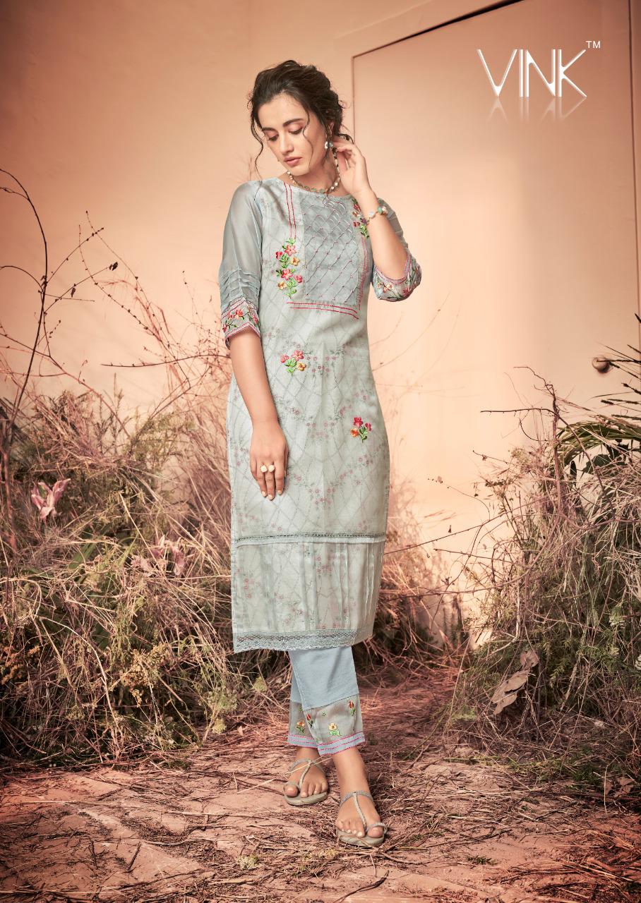 vink platinum decent look kurti with bottom catalog