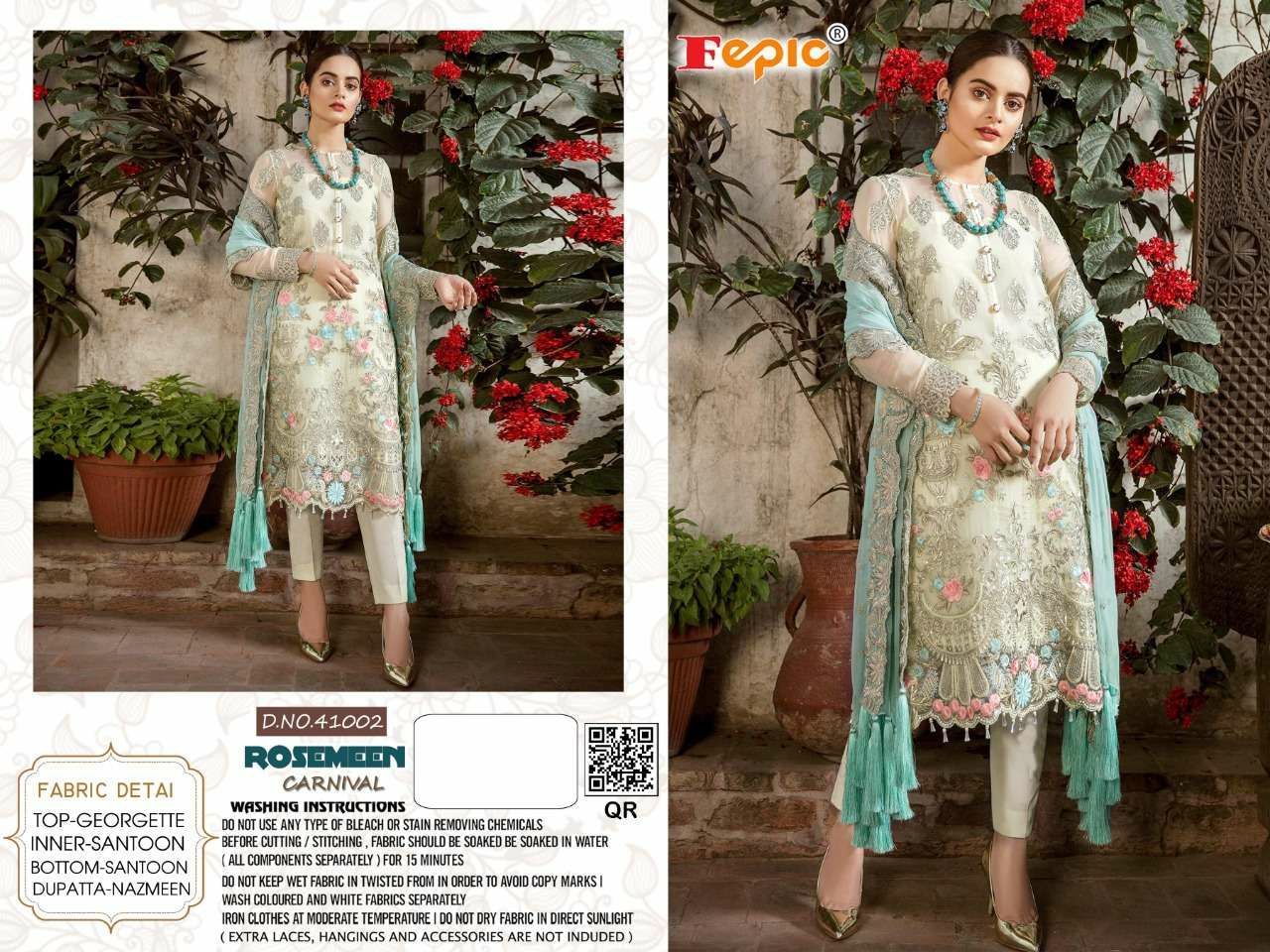 FEPIC Rosemeen  41002 Salwar Kameez Georgette Singles