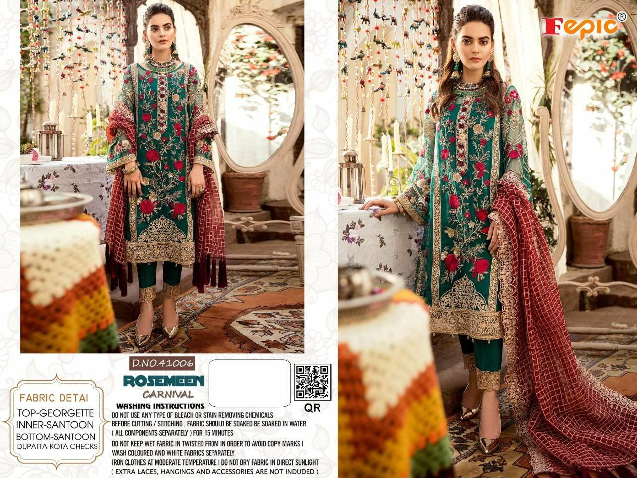 FEPIC Rosemeen carnival 41006 Salwar Kameez Georgette Singles