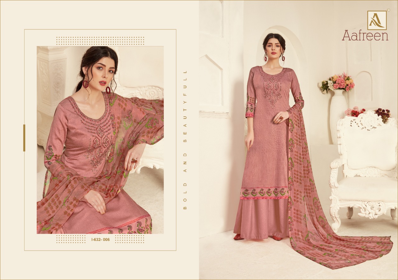 alok suit aafreen cotton  authentic fabric Salwar suits catalog