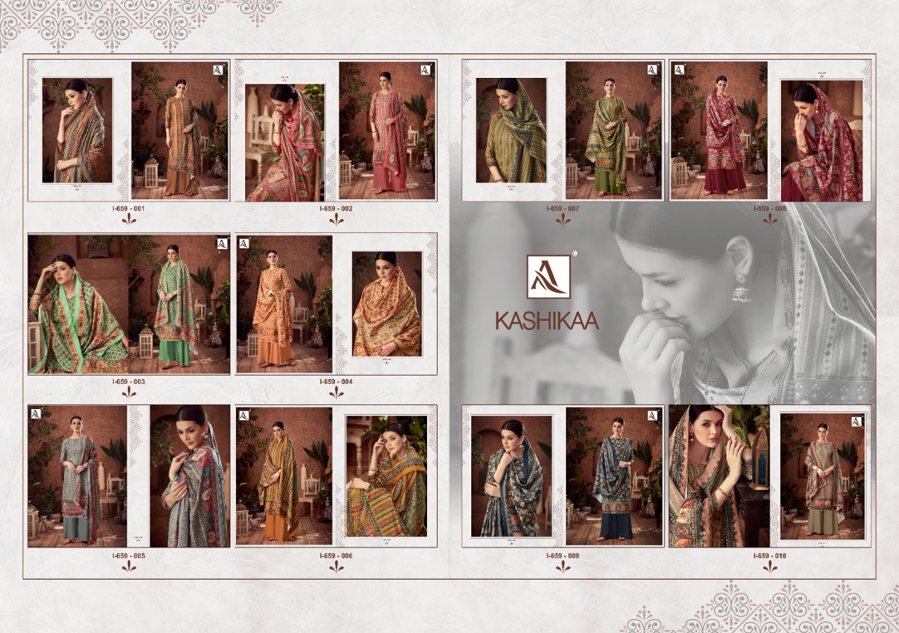 alok suit kashikaa  elegant digital print salwar suit catalog