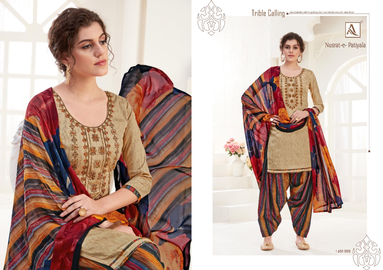 alok suit nusrat e patiyala Fashionable patiyala suits collection catalog