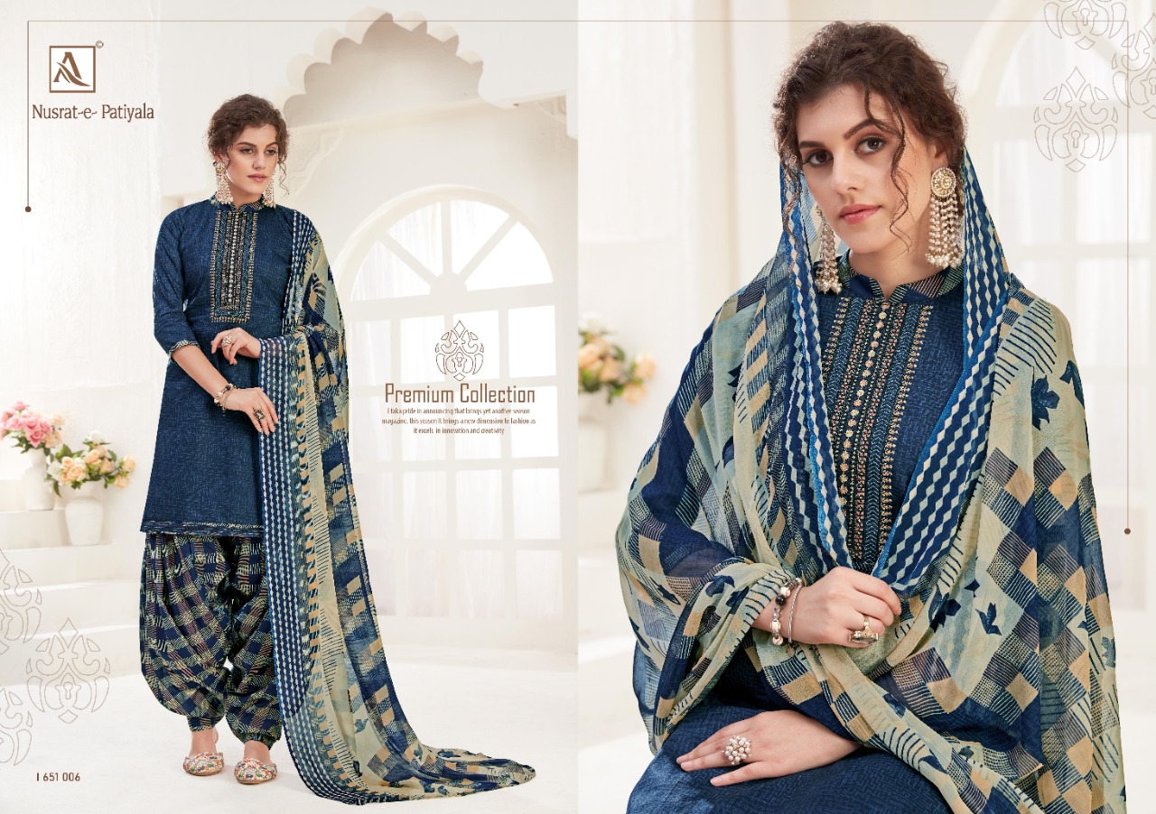 alok suit nusrat e patiyala Fashionable patiyala suits collection catalog