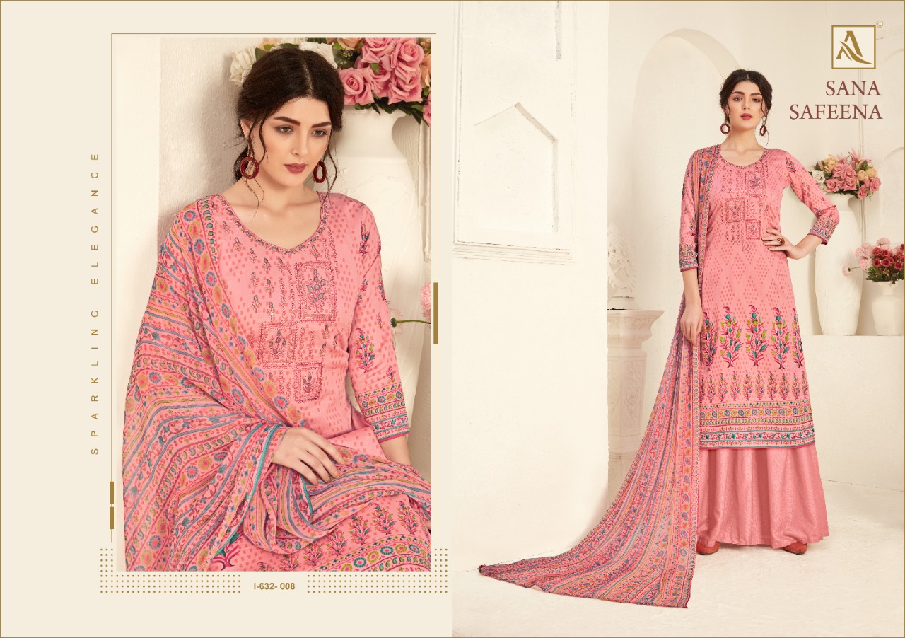 alok suit sana safeena cotton exclusive print Salwar suits catalog