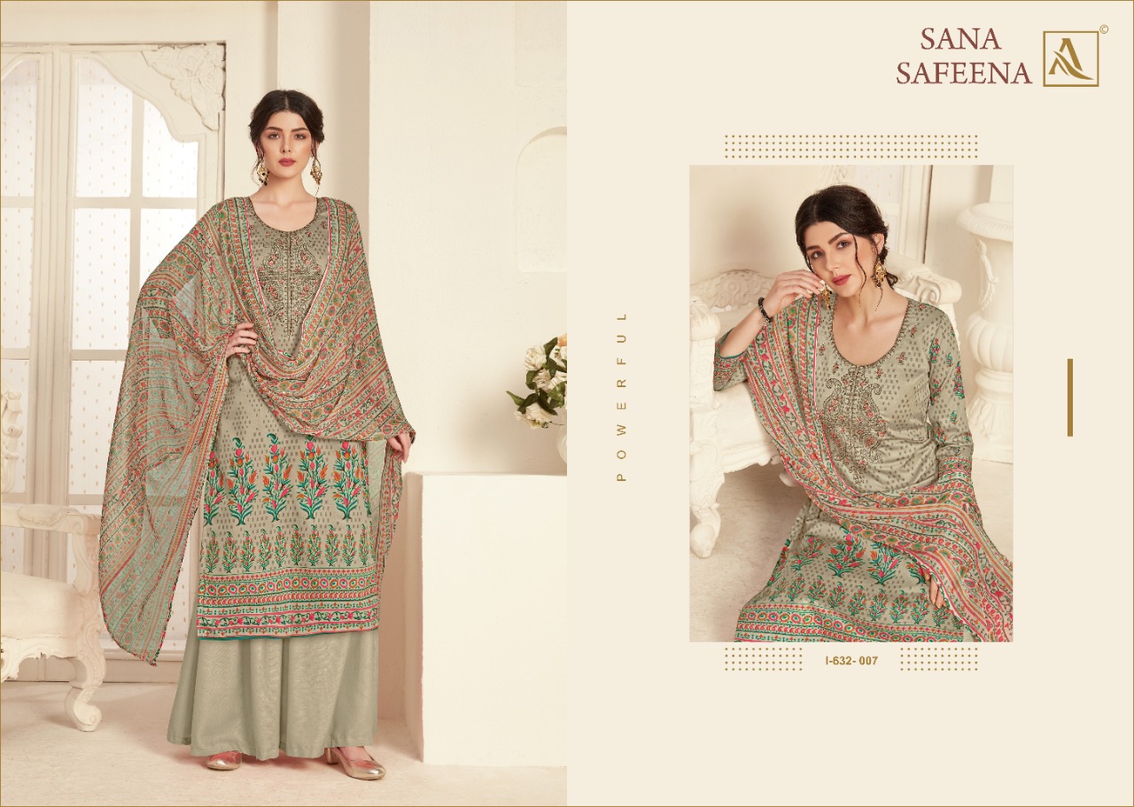 alok suit sana safeena cotton exclusive print Salwar suits catalog