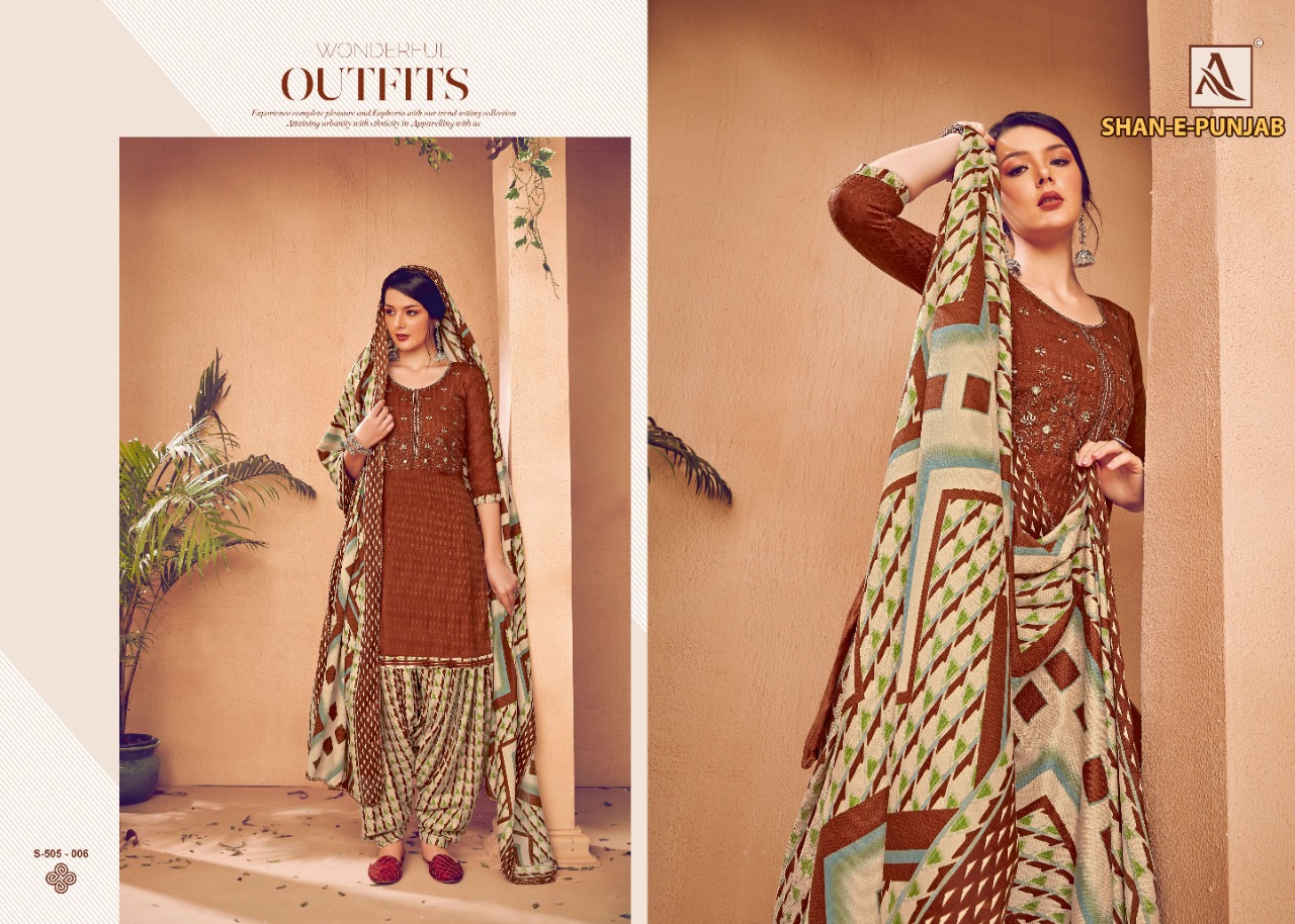 alok suit shan e punjab classic trendy look salwar suit catalog