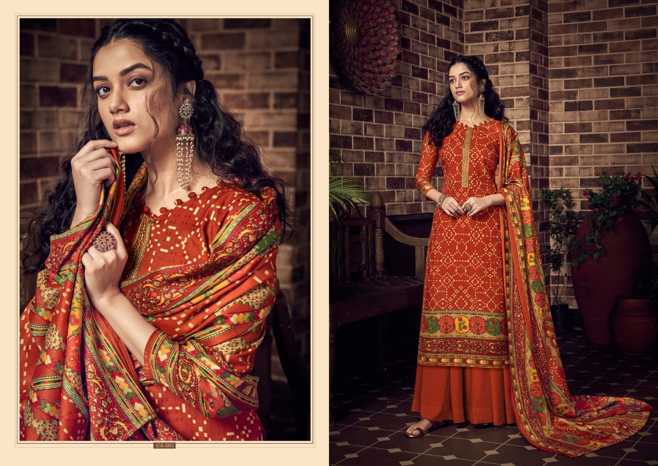 belliza designer studio desire decent kasmiri embroidary work salwar suit catalog