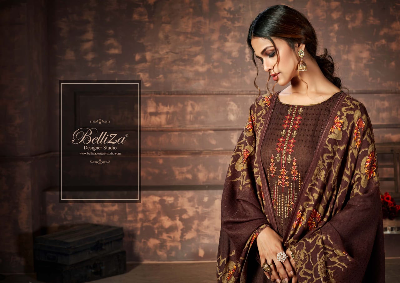 Belliza designer studio nizam e patiala decent look salwar suit catalog