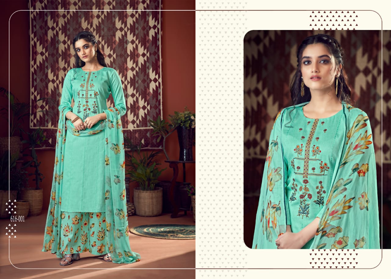 Belliza designer studio sehmat cotton embroidered salwar kameez collection