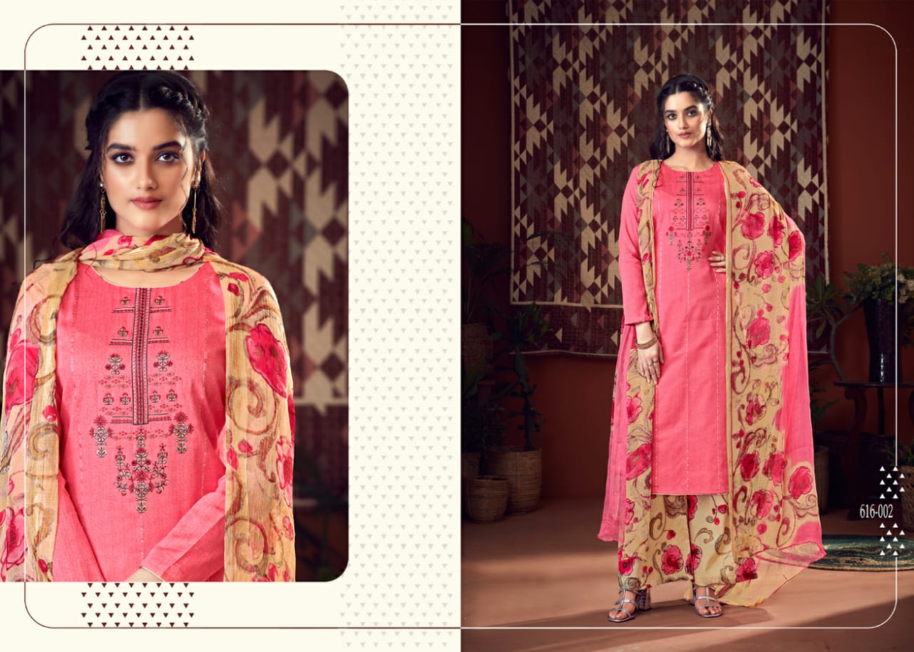 Belliza designer studio sehmat cotton embroidered salwar kameez collection